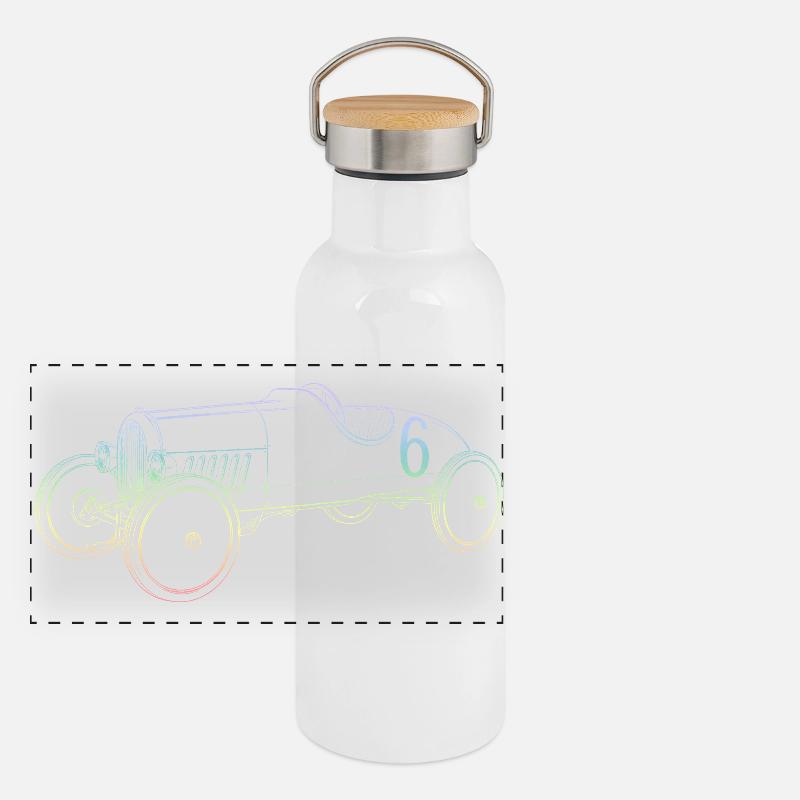Caisse à savon Gourde isotherme avec bouchon en bambou