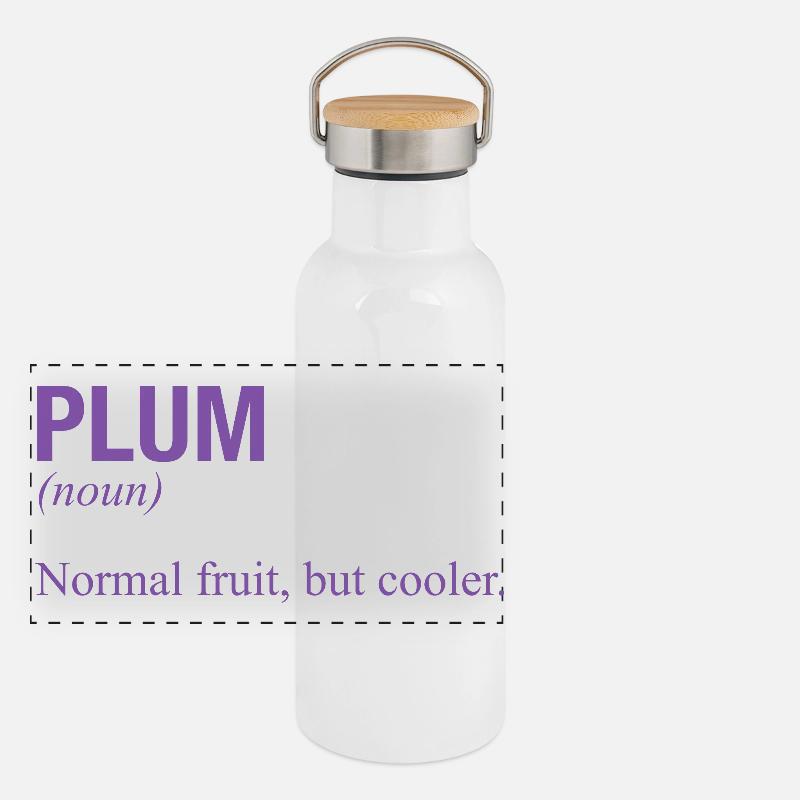 PRUNE Gourde isotherme avec bouchon en bambou