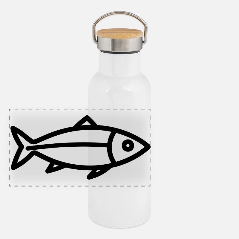 Hering Panorama Thermosflasche mit Bambusdeckel