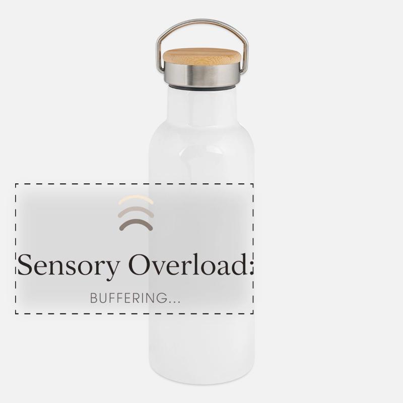 Sensory overload Panoramic Thermal Bottle with Bamboo Lid