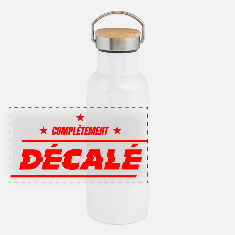 VÖLLIG UNKONVENTIONELL! Panorama Thermosflasche mit Bambusdeckel