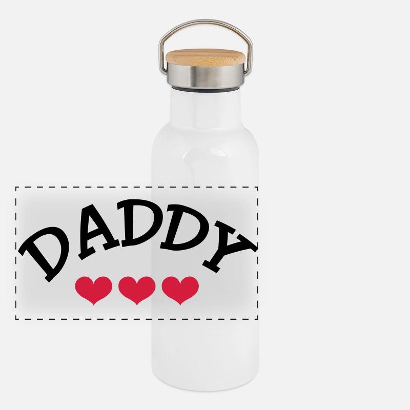 Daddy Panoramic Thermal Bottle with Bamboo Lid