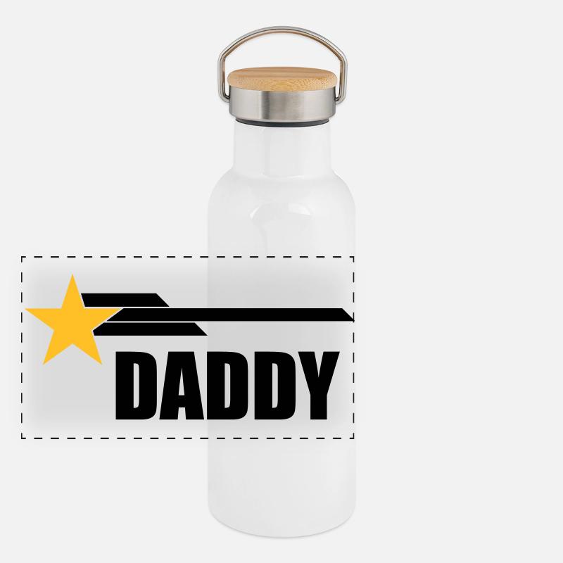 Daddy Panoramic Thermal Bottle with Bamboo Lid