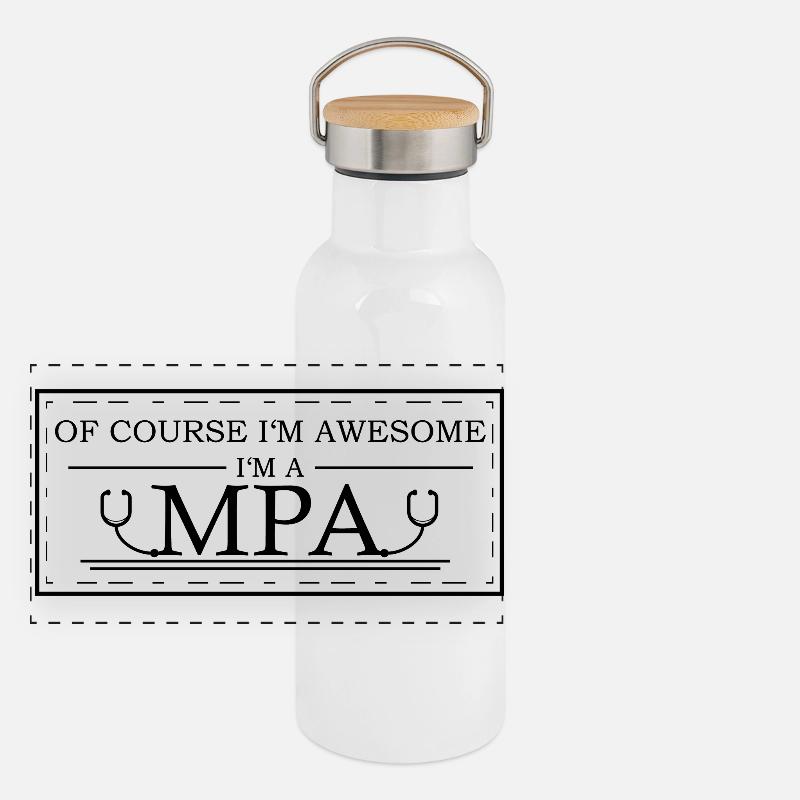 Geniale Mpa Panorama Thermosflasche mit Bambusdeckel