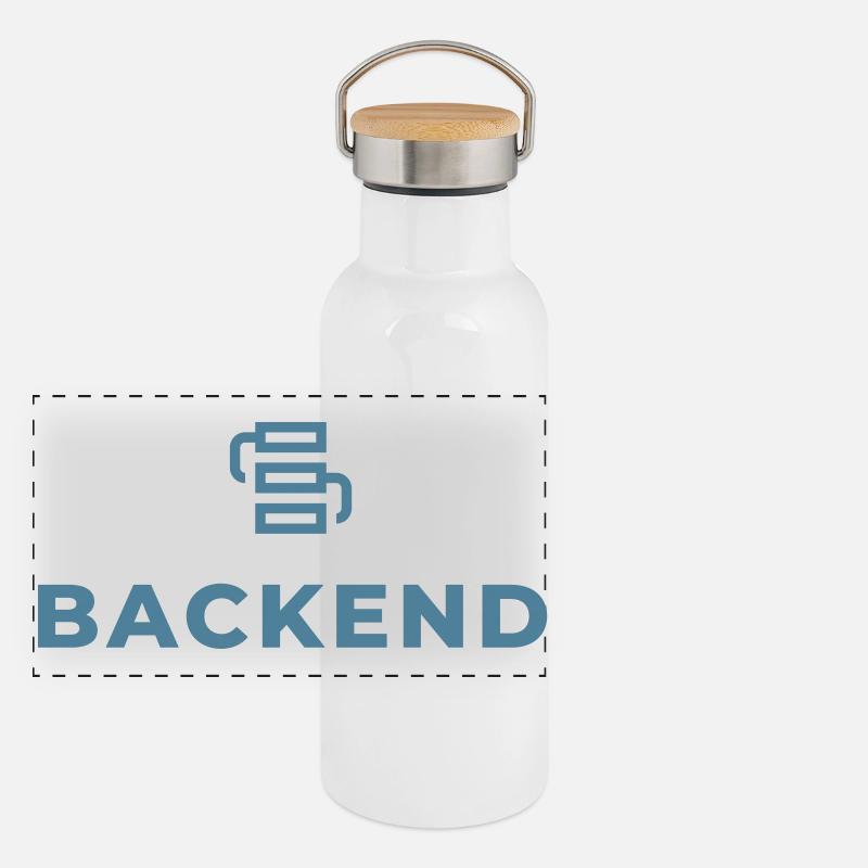 Panorama Thermosflasche mit Bambusdeckel