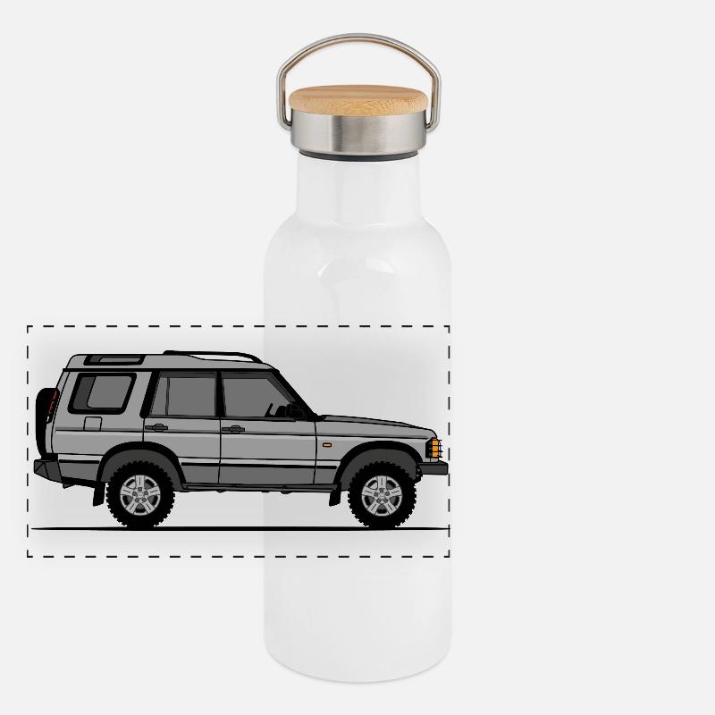 Discovery 2 Silver Panoramic Thermal Bottle with Bamboo Lid