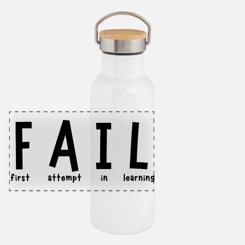 Fail Panoramic Thermal Bottle with Bamboo Lid