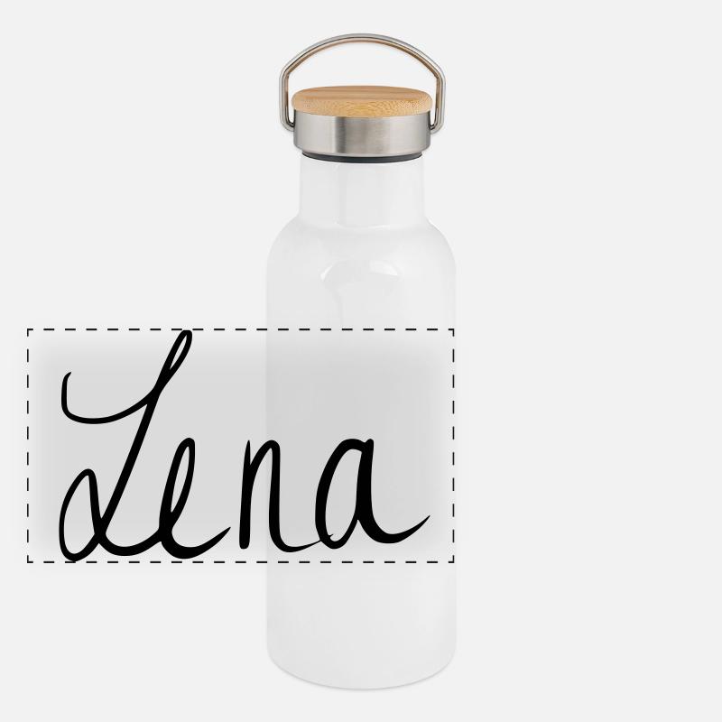 Lena Panoramic Thermal Bottle with Bamboo Lid