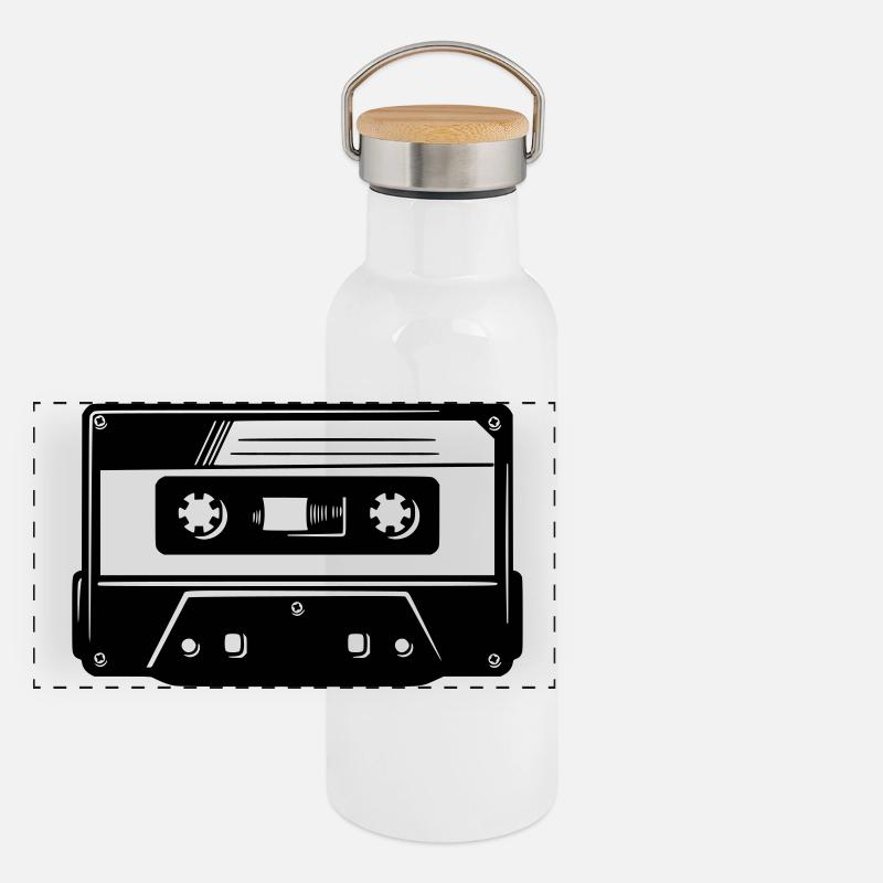 cassette Gourde isotherme avec bouchon en bambou