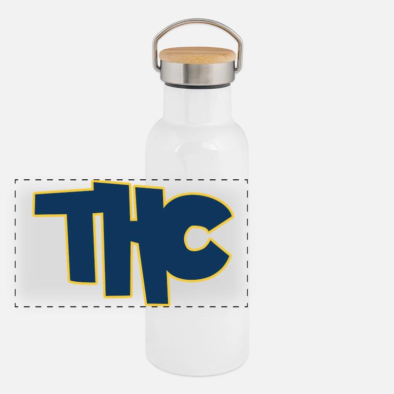 THC Gourde isotherme avec bouchon en bambou