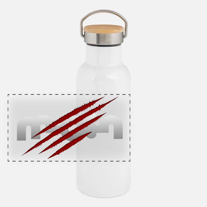Hello Panoramic Thermal Bottle with Bamboo Lid