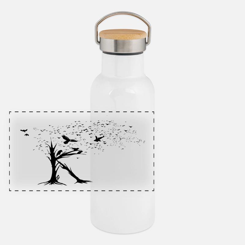 Kaede's K Gourde isotherme avec bouchon en bambou