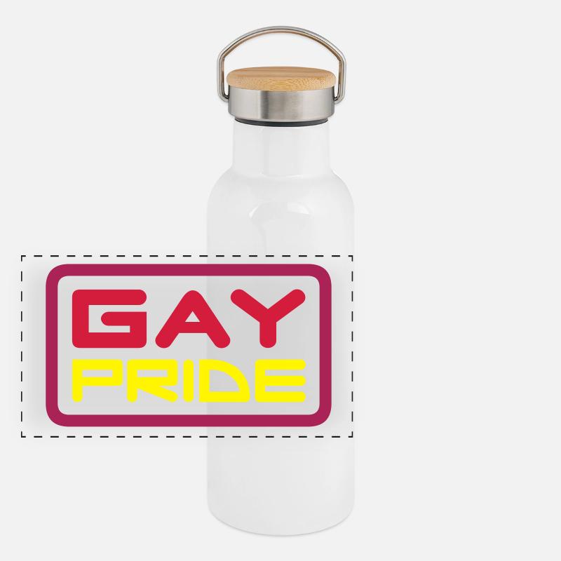 pride (two) Gourde isotherme avec bouchon en bambou