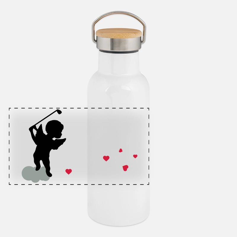 Amor Gourde isotherme avec bouchon en bambou