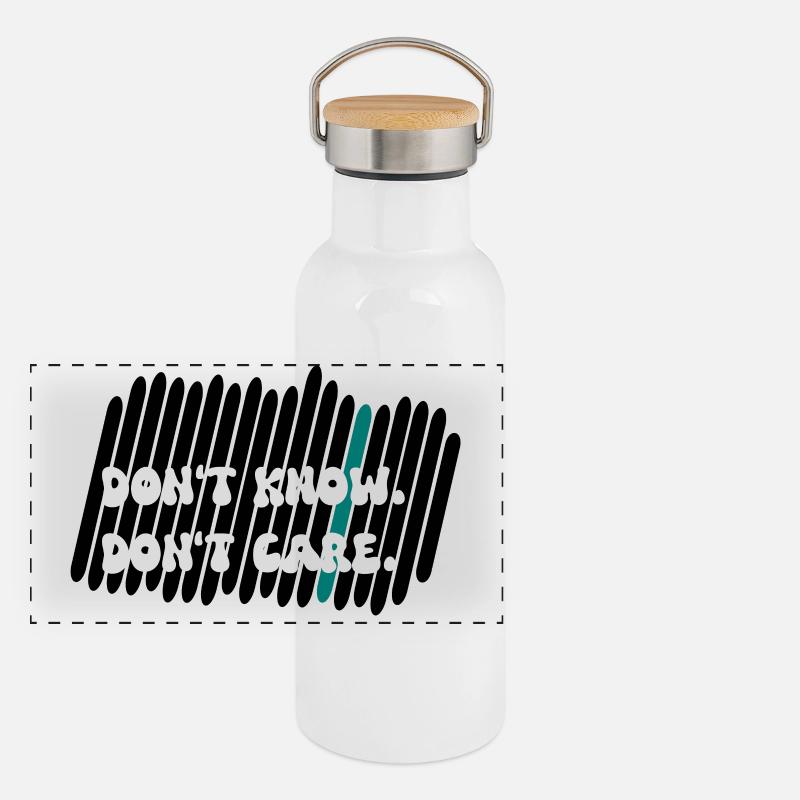 Panorama Thermosflasche mit Bambusdeckel