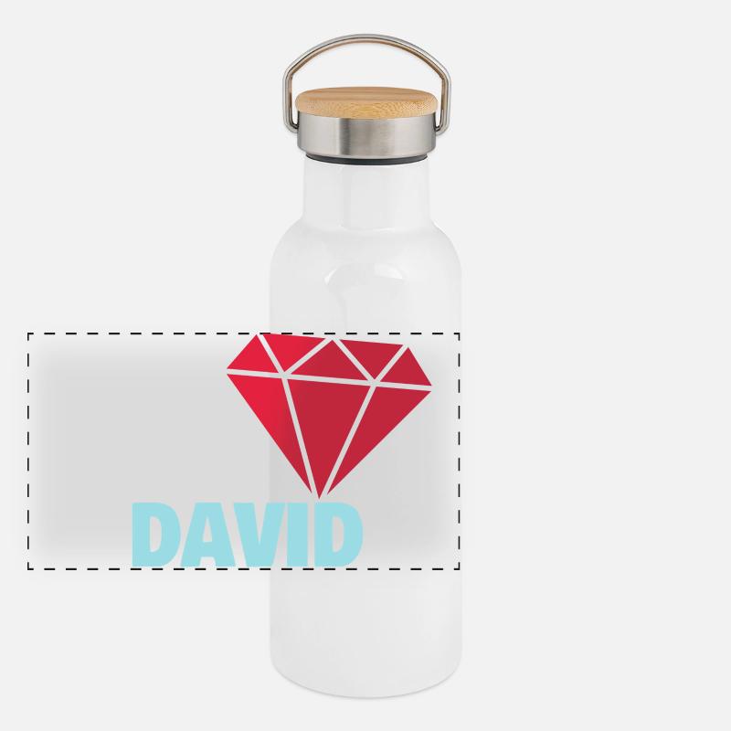 David Gourde isotherme avec bouchon en bambou