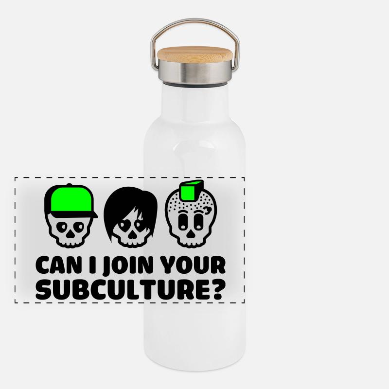 subculture Gourde isotherme avec bouchon en bambou