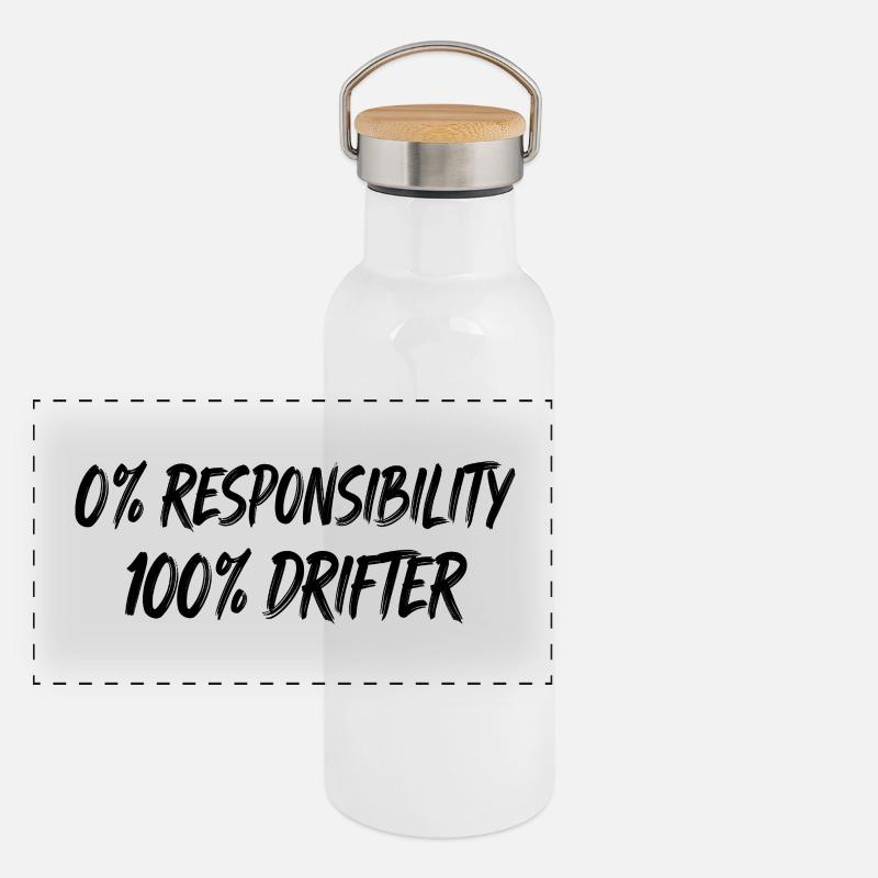 0 % Responsabilité 100 % Vagabond Gourde isotherme avec bouchon en bambou