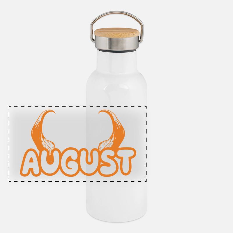 August August Panorama Thermosflasche mit Bambusdeckel