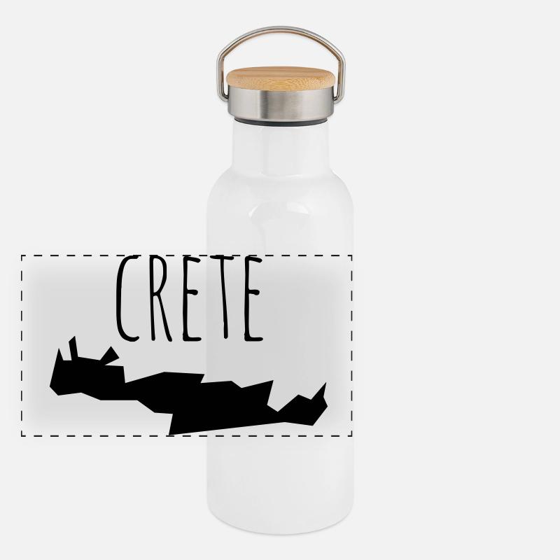 crete Panoramic Thermal Bottle with Bamboo Lid