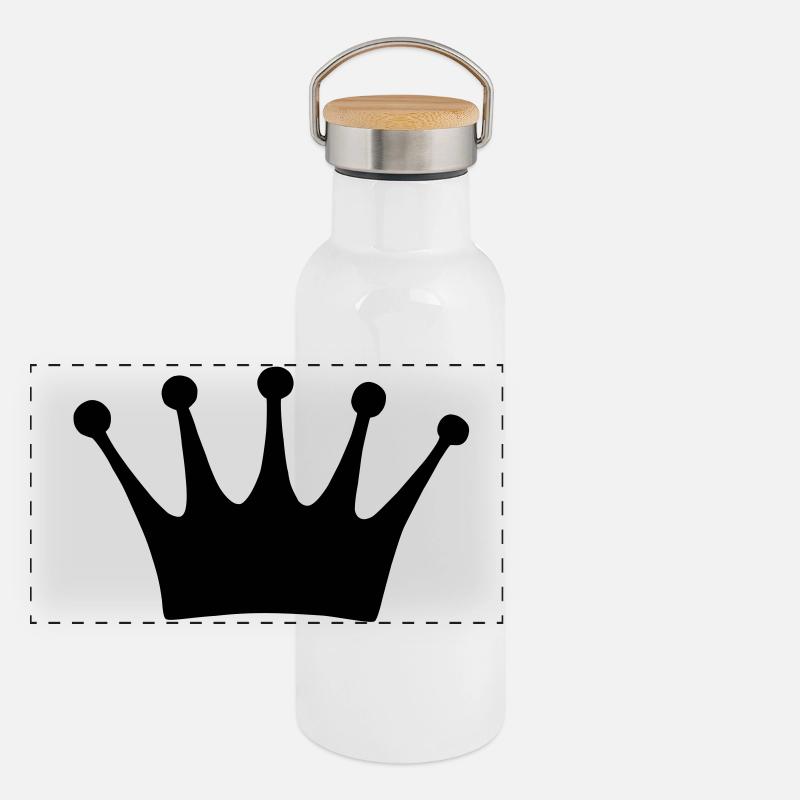 Krone Panorama Thermosflasche mit Bambusdeckel