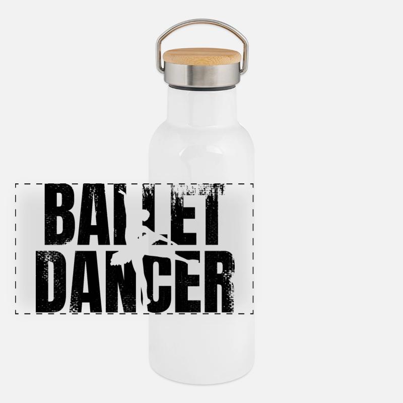 Ballerine Gourde isotherme avec bouchon en bambou