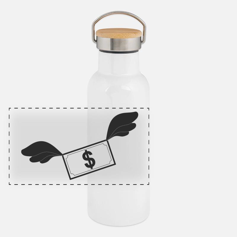 La boîte va vous ajouter des ailes! Gourde isotherme avec bouchon en bambou