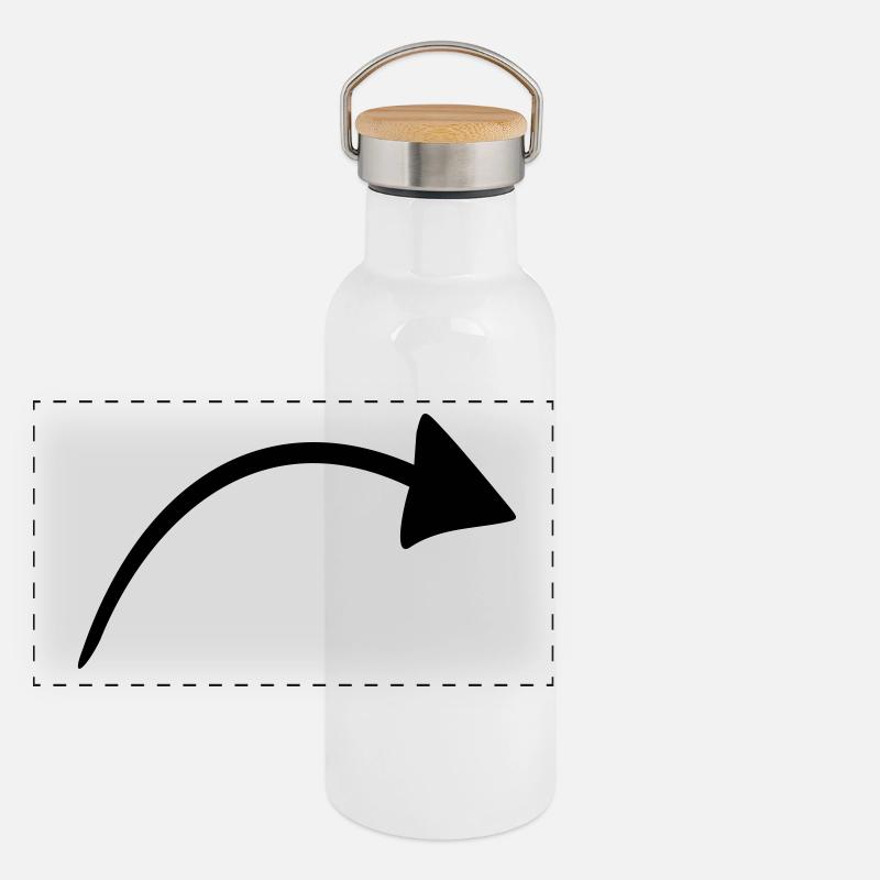 Pfeil Panorama Thermosflasche mit Bambusdeckel