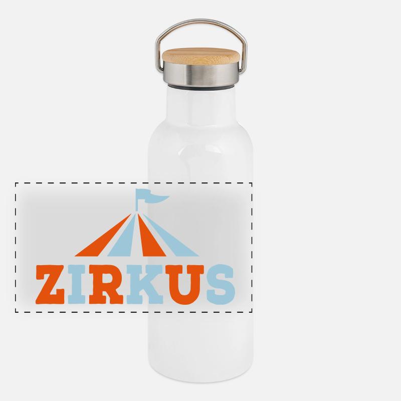 Cirque Gourde isotherme avec bouchon en bambou