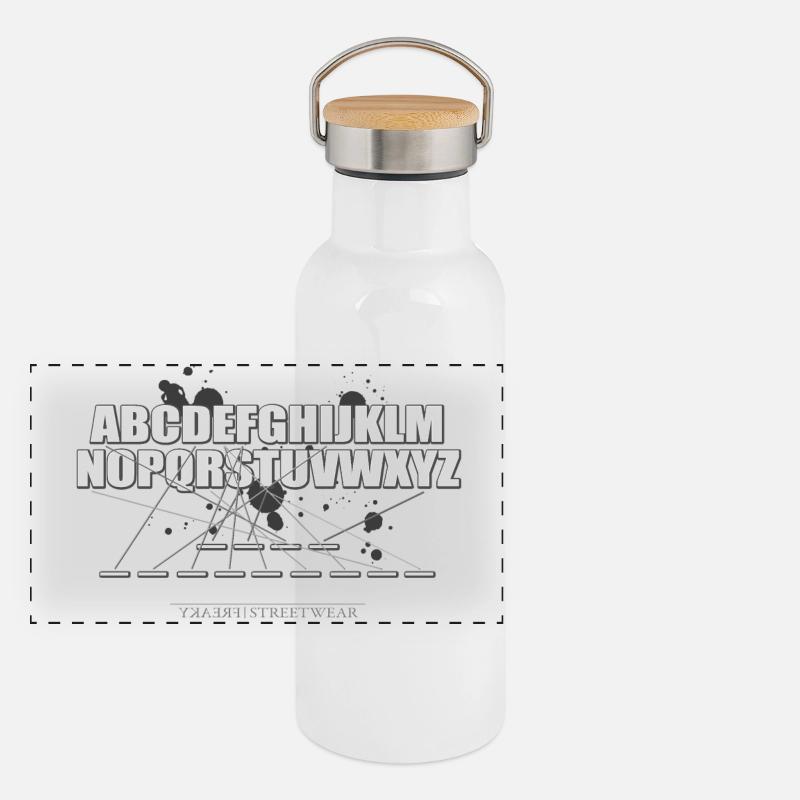 The Quest - Stay Different Panorama Thermosflasche mit Bambusdeckel