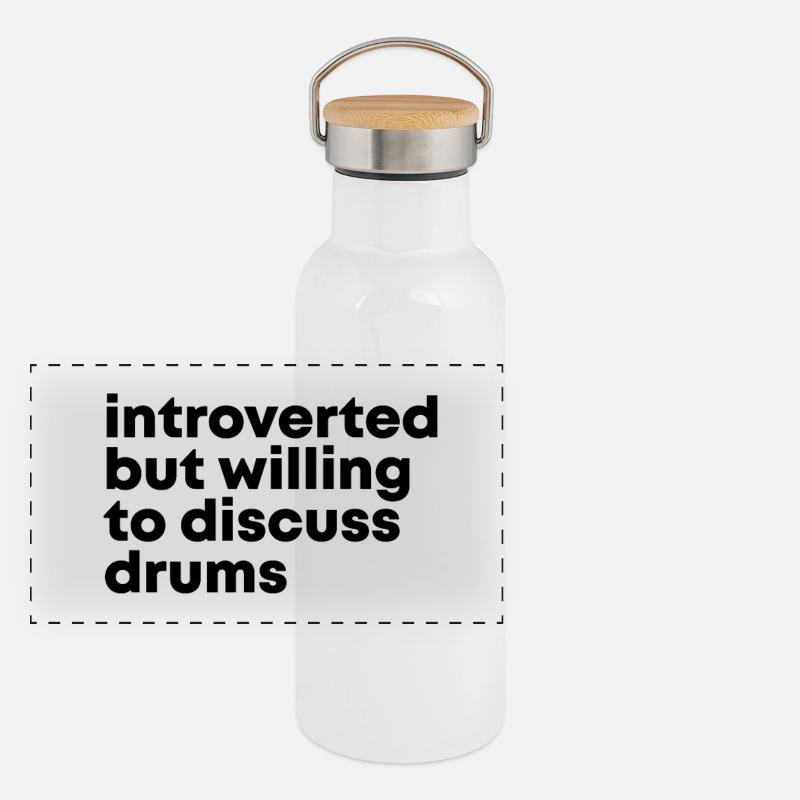 Drum Panoramic Thermal Bottle with Bamboo Lid