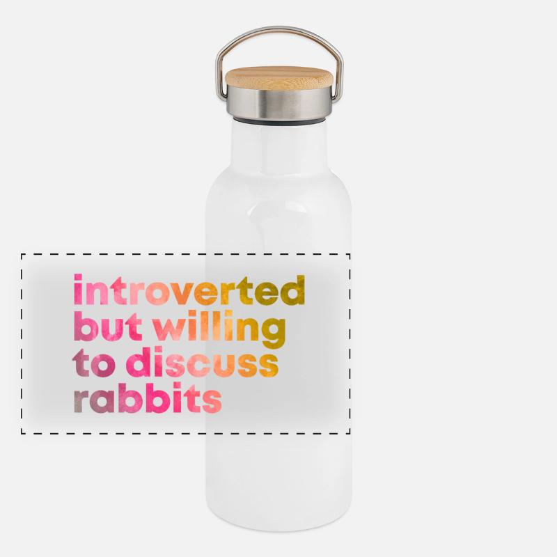 Rabbit Rabbit Panoramic Thermal Bottle with Bamboo Lid