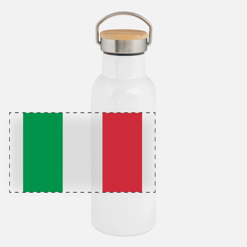 Italien Panorama Thermosflasche mit Bambusdeckel