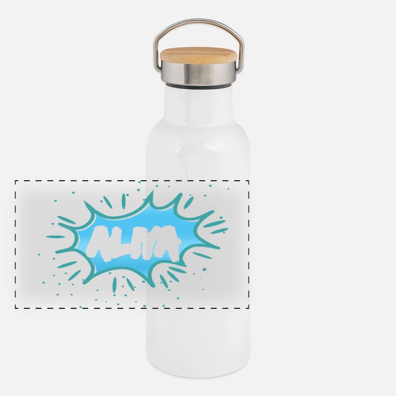 Aliya as Aliya Panoramic Thermal Bottle with Bamboo Lid