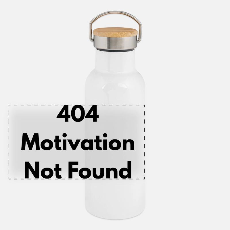 404 motivation not found Gourde isotherme avec bouchon en bambou