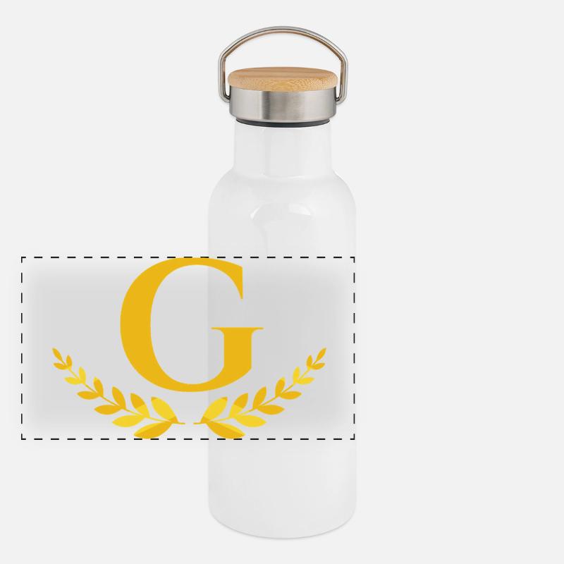 g Gourde isotherme avec bouchon en bambou
