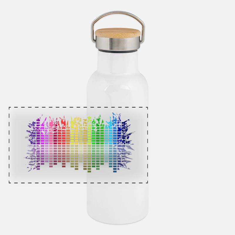 Equalizzatore di Scatter Thermos con coperchio in bambù