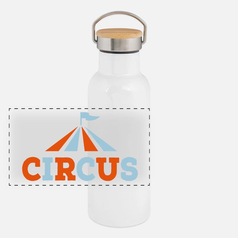 Cirque Gourde isotherme avec bouchon en bambou