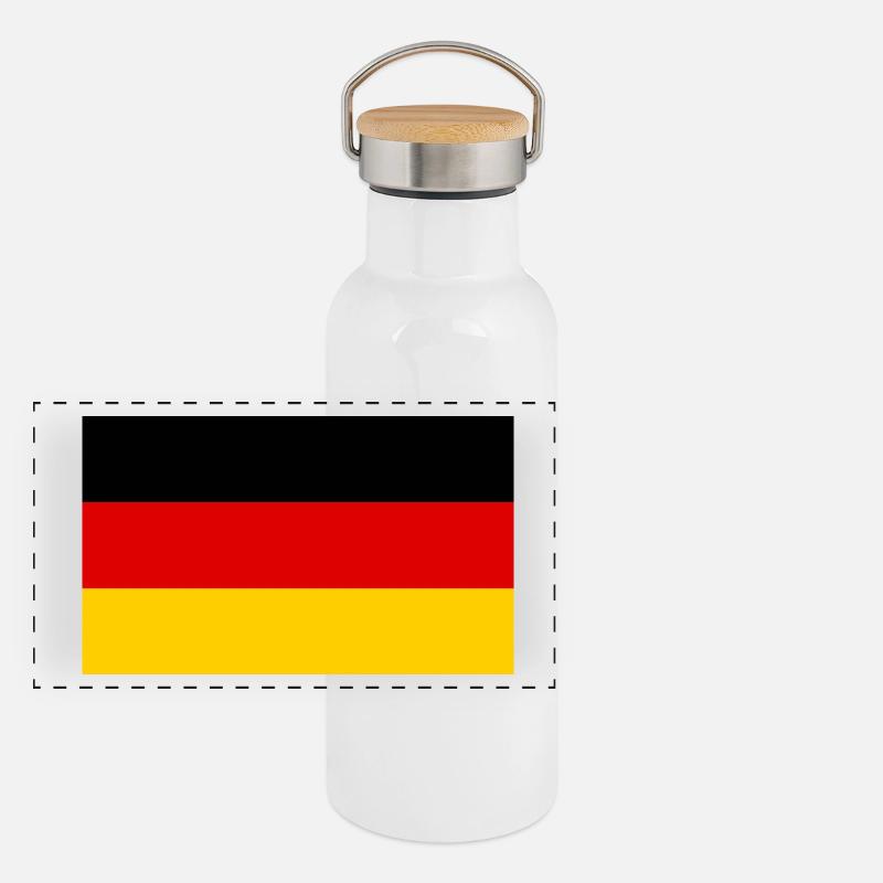 Allemagne Gourde isotherme avec bouchon en bambou