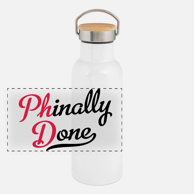 doctorate Panoramic Thermal Bottle with Bamboo Lid