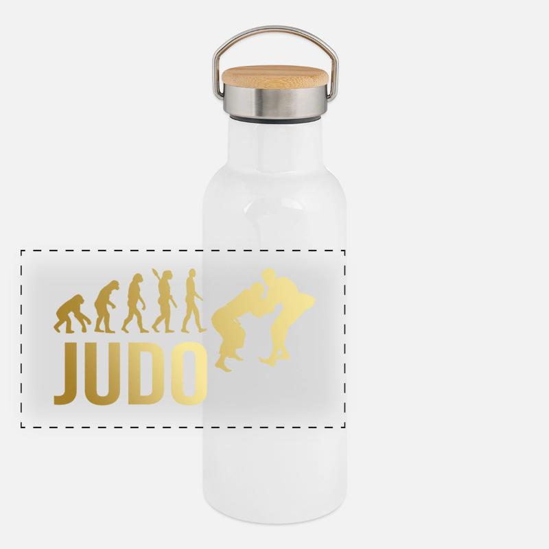 Judo Evolution Panorama Thermosflasche mit Bambusdeckel