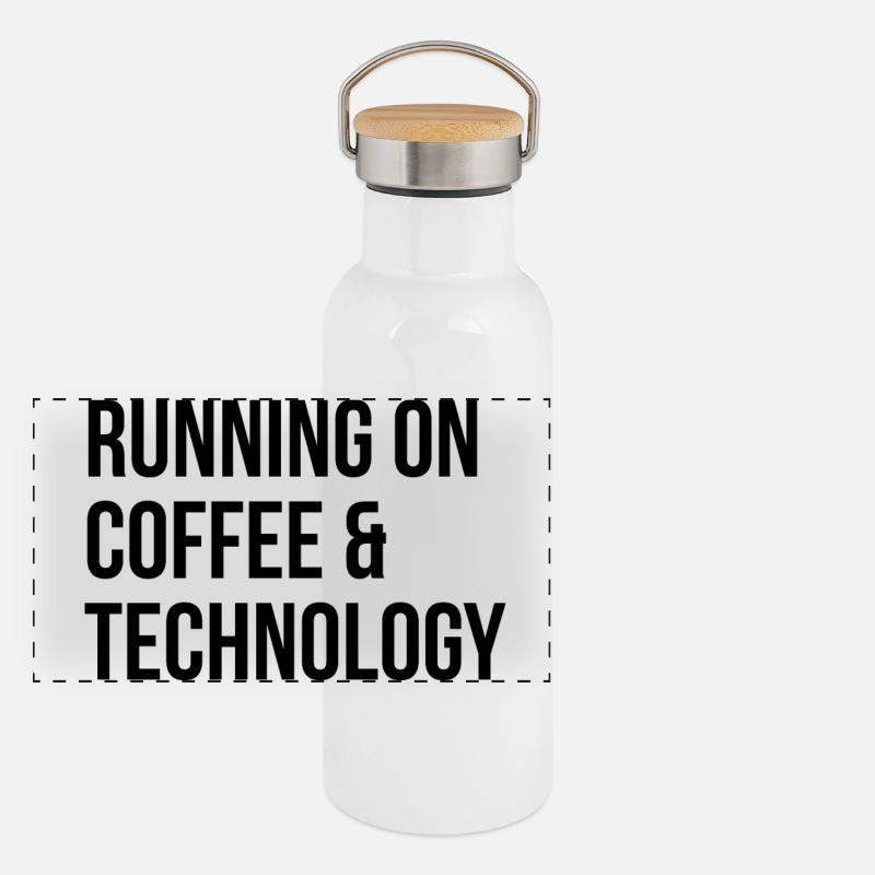 Technology Technology Technology Panoramic Thermal Bottle with Bamboo Lid