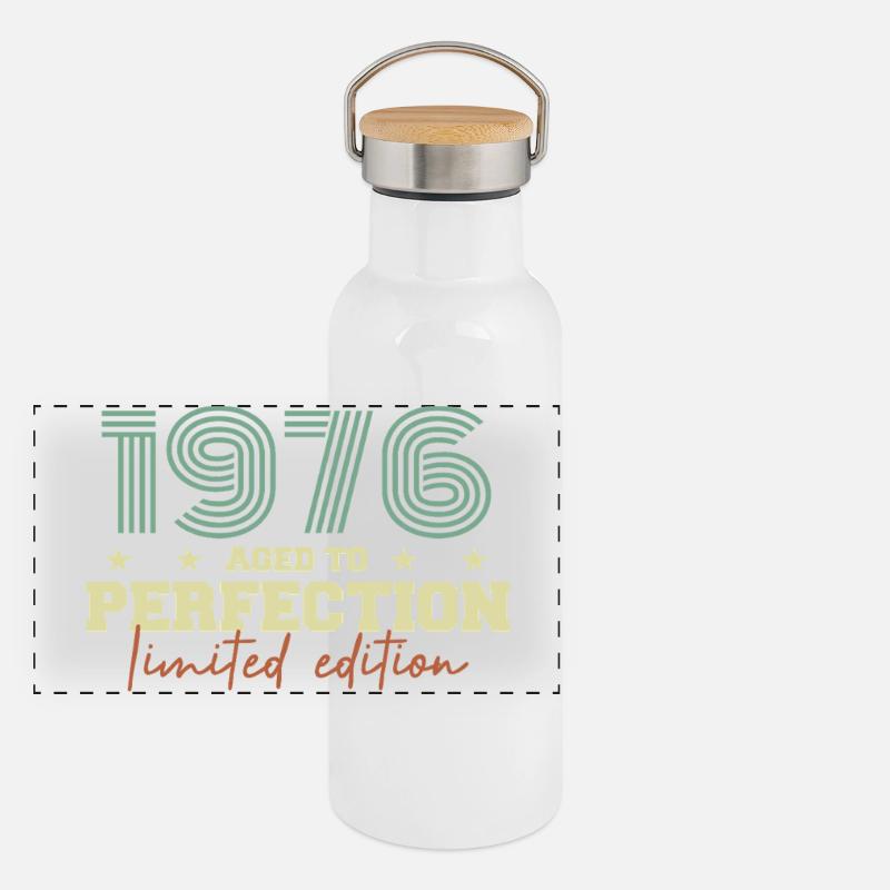 1976 Panoramic Thermal Bottle with Bamboo Lid