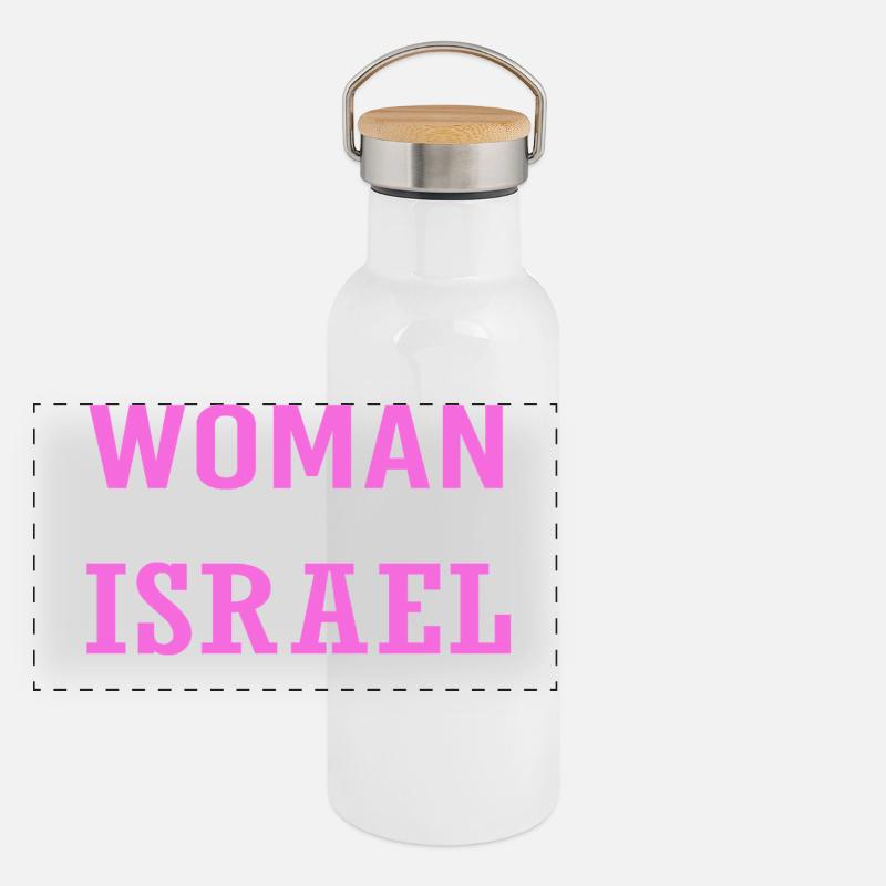 Judaïsme juif Yeshua Gourde isotherme avec bouchon en bambou