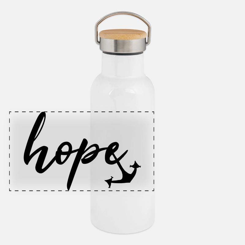 hope Anker by heavenlygoods DESIGN Panoramic Thermal Bottle with Bamboo Lid