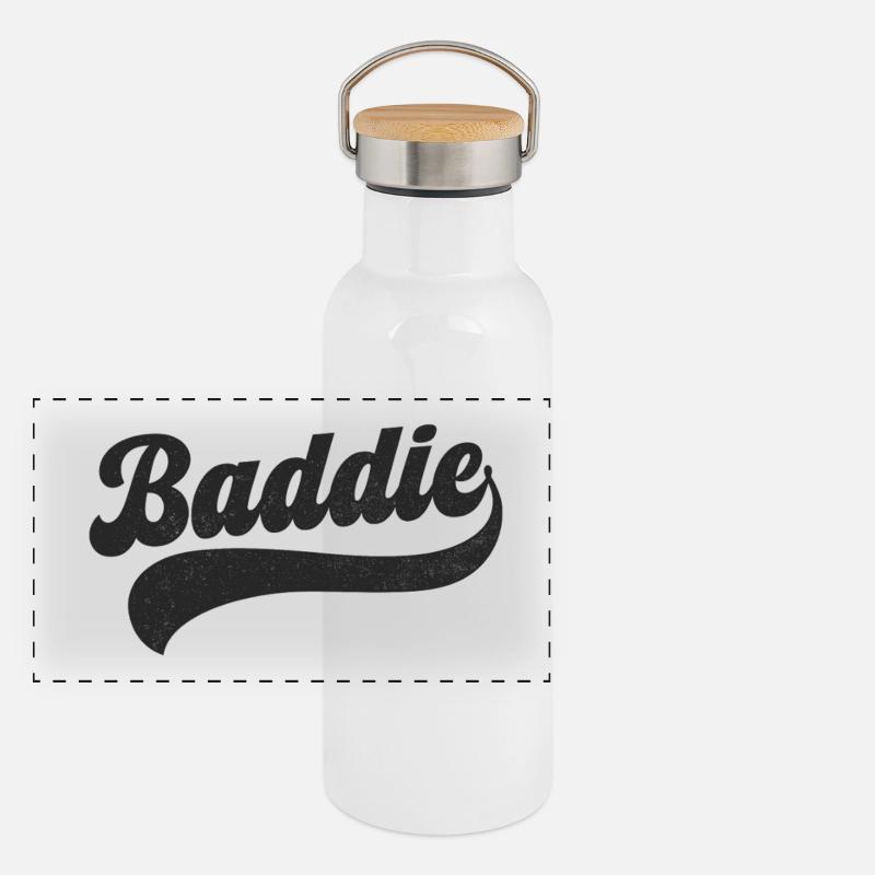méchant Gourde isotherme avec bouchon en bambou