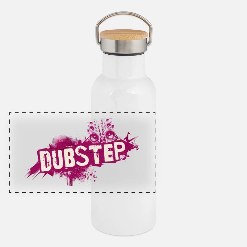 Panorama Thermosflasche mit Bambusdeckel