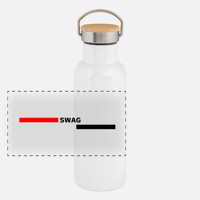 BEUTE Panorama Thermosflasche mit Bambusdeckel