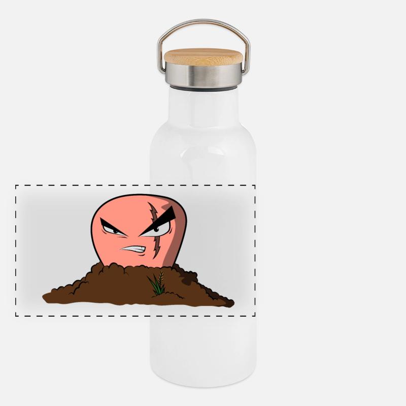 Vers Gourde isotherme avec bouchon en bambou