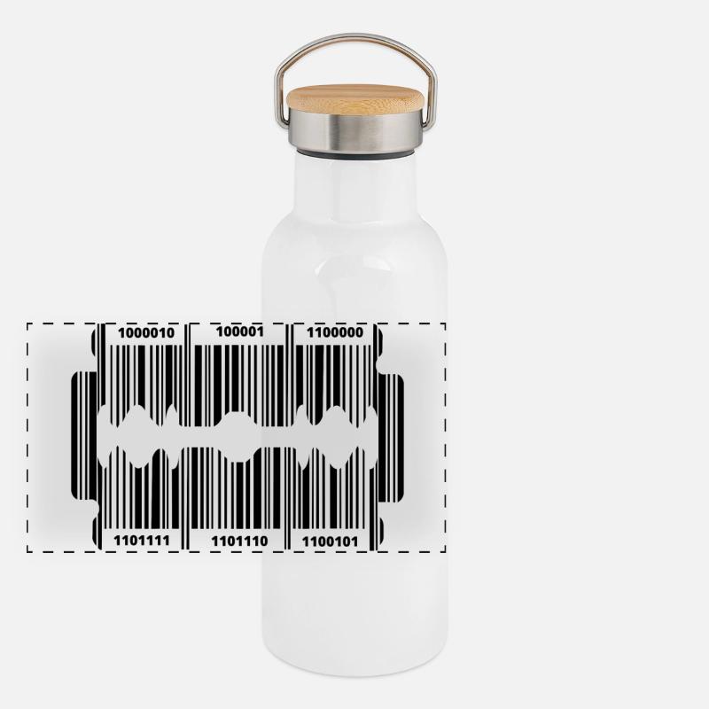 Lame de rasoir avec code secret Gourde isotherme avec bouchon en bambou